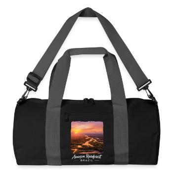 Forêt tropicale Découvert du Brésil - Sac de sport recyclé - noir/gris graphite - Devant