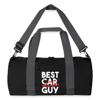 Photographie Evolution Silhouette de l’appareil photo rétro Art - Sac de sport recyclé - noir/gris graphite - Devant