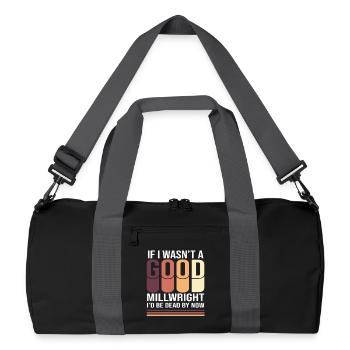 CNC Mécanicien Ingénieur Mécanique Serrurier - Sac de sport recyclé - noir/gris graphite - Devant