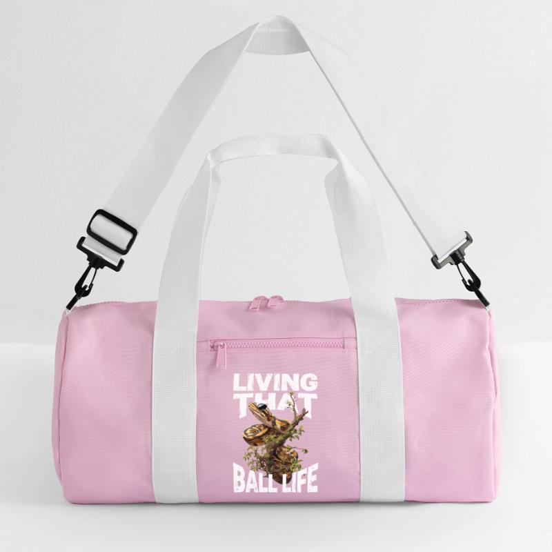 King Python Snakes Lover Terrarium Python Recycled Duffel Bag