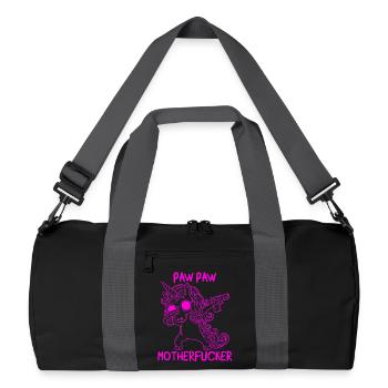 Licorne Patte Patte - Sac de sport recyclé - noir/gris graphite - Devant