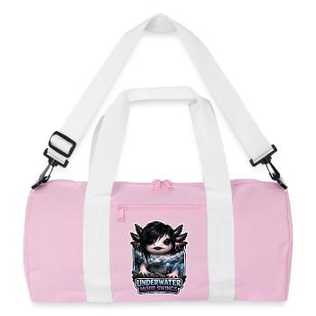 Axolotl lover, Cute Axolotl, Funny - Recycled Duffel Bag - pink/white - Front