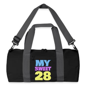 28 - Recycled Duffel Bag - black/graphite grey - Front
