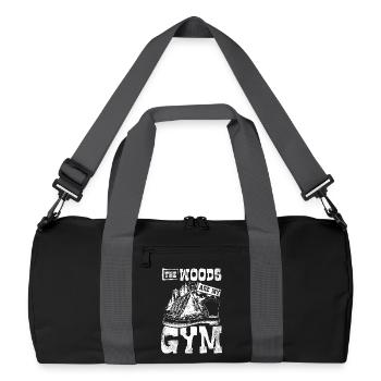Survival Bushcraft Outdoor Adventure - Recycled Duffel Bag - black/graphite grey - Front