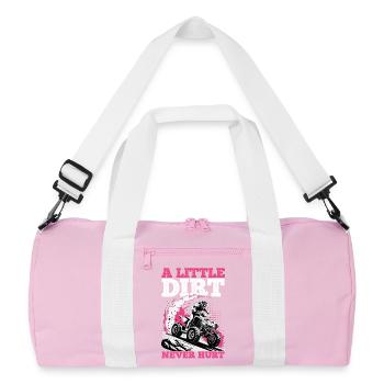 Quad ATV Femme Fille Quad Quad - Sac de sport recyclé - rose/blanc - Devant