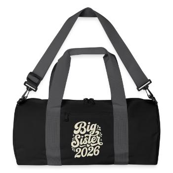 Big Sister 2026 Script Design - Recycled Duffel Bag - black/graphite grey - Front