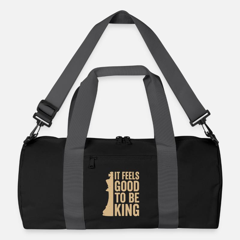 It Feels Good to Be a King – Chess Design Recycelte Duffel Bag