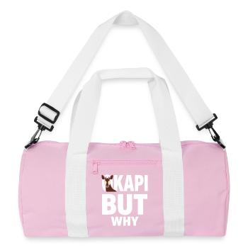 Okapi Lovers Okapi Animal Rare Wildlife Love - Recycled Duffel Bag - pink/white - Front