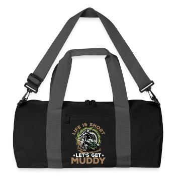 Quad ATV Garçons Hommes Quad Wheeler - Sac de sport recyclé - noir/gris graphite - Devant