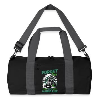 Quad ATV Garçons Hommes Quad Wheeler - Sac de sport recyclé - noir/gris graphite - Devant