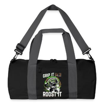 Quad ATV Garçons Hommes Quad Wheeler - Sac de sport recyclé - noir/gris graphite - Devant