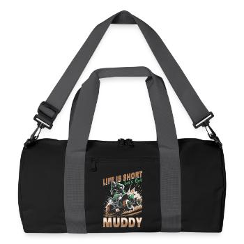 Quad ATV Garçons Hommes Quad Wheeler - Sac de sport recyclé - noir/gris graphite - Devant