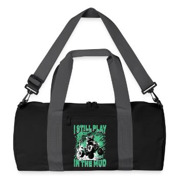 Quad ATV Boy Men Four Wheeler - Recycelte Duffel Bag - Schwarz/Graphitgrau - Vorne