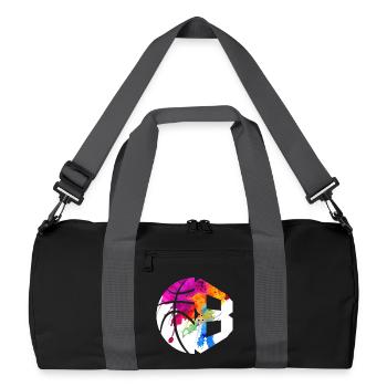 NON. 8 BASKETBALL NUMÉRO 8 BASKETBALL 8E ANNIVERSAIRE - Sac de sport recyclé - noir/gris graphite - Devant