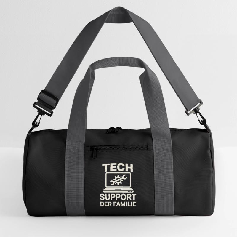 Tech Support Der Familie Computerheld IT Nerd Recycelte Duffel Bag
