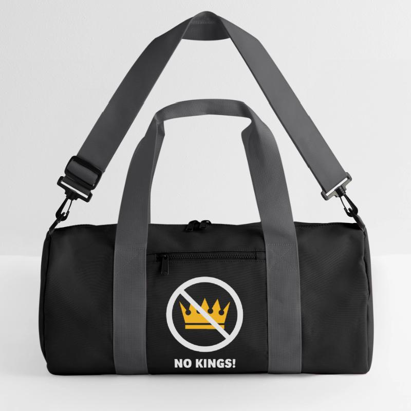 Pas de rois ! (Projet de protestation / NEG 2C) Sac de sport recyclé