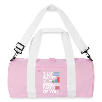 Ce n’était pas un docteur nerd de laboratoire de médecine basé sur des preuves - Sac de sport recyclé - rose/blanc - Devant