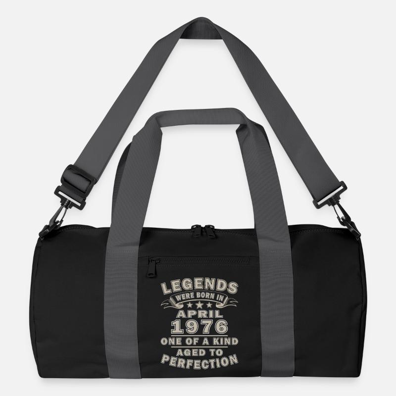 Birthday present April 1976 Recycled Duffel Bag
