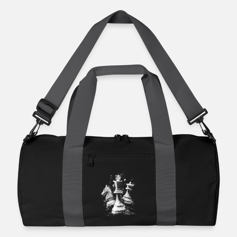 Schach Figuren Explosion Design Dynamisches Bretts Recycelte Duffel Bag