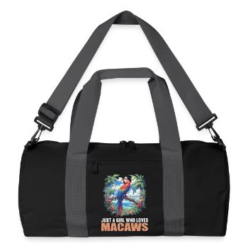 Macaw's Era - Recycled Duffel Bag - black/graphite grey - Front