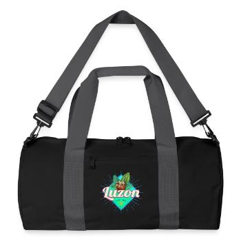 Luzon Island Philippines Coconut Holiday Souvenir - Recycled Duffel Bag - black/graphite grey - Front