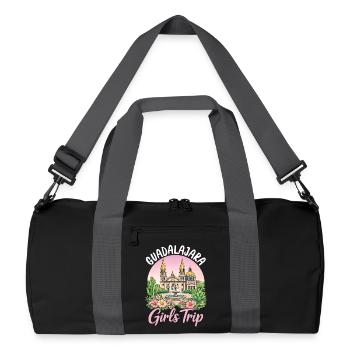 Guadalajara Girls Trip - Recycled Duffel Bag - black/graphite grey - Front