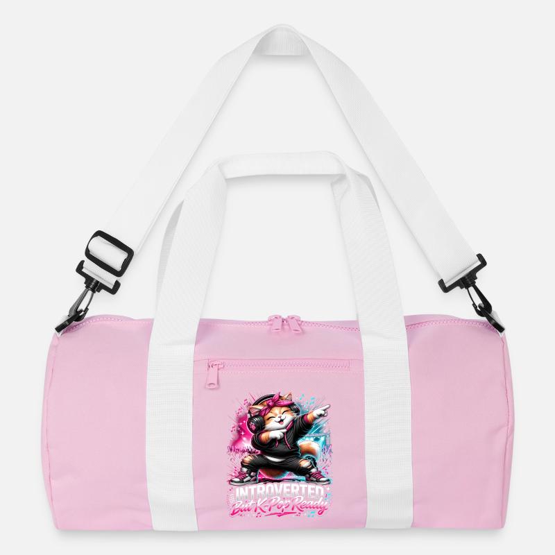Introverted But K Pop Ready Recycelte Duffel Bag