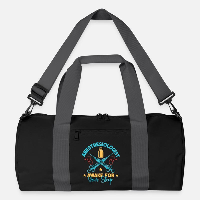 Anesthesiologist Awake Your Sleep Anesthesia Recycled Duffel Bag