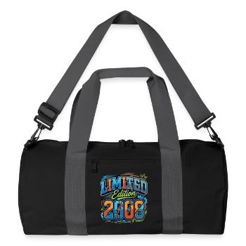 Édition limitée anniversaire 2008 - Sac de sport recyclé - noir/gris graphite - Devant