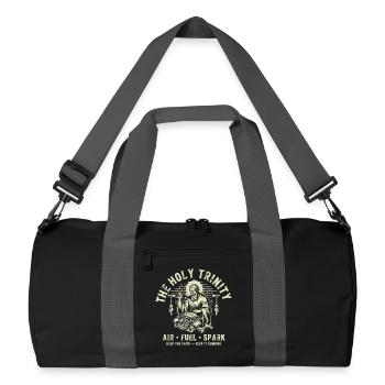 Étincelle du moteur Holy Trinity - Sac de sport recyclé - noir/gris graphite - Devant