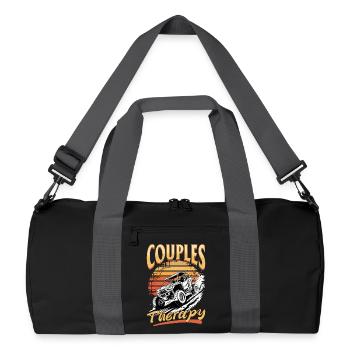 UTV Off Road 4 Wheeler Side by side - Recycelte Duffel Bag - Schwarz/Graphitgrau - Vorne