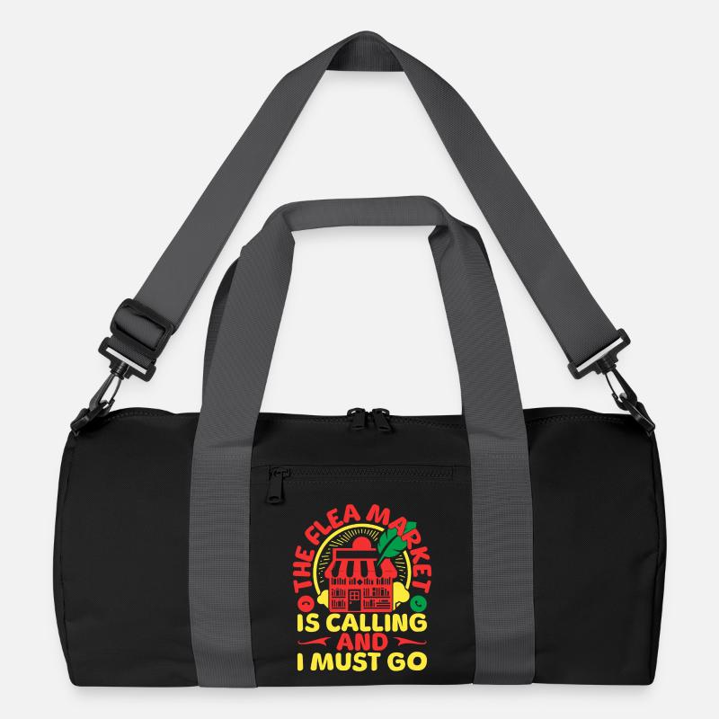 Thrift Shopper Flea Market Is Clling Must Go Recycled Duffel Bag