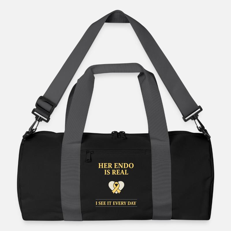 Endometriose-bewusstsein Endo Warrior Recycelte Duffel Bag