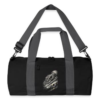 Peintre de véhicules Peintre de voitures Peintre - Sac de sport recyclé - noir/gris graphite - Devant
