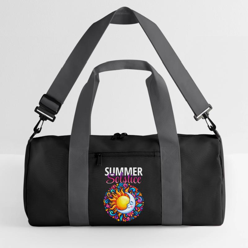 Litha Pagan Summer Solstice Midsummer Midsommar Recycled Duffel Bag