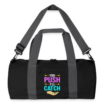Midwife - Recycled Duffel Bag - black/graphite grey - Front
