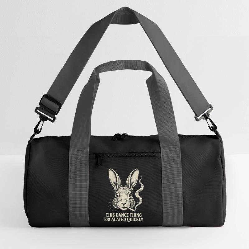 This Dance Thing Escalated Quickly Funny Dancer Recycled Duffel Bag