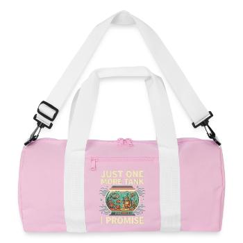 Aquarium qui dit des poissons drôles - Sac de sport recyclé - rose/blanc - Devant