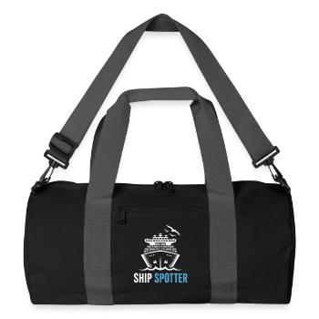 Ship Spotter Passion for Ship Observers - Recycled Duffel Bag - black/graphite grey - Front