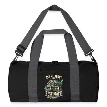 Un agent immobilier m’a demandé à propos de Zestimate - Sac de sport recyclé - noir/gris graphite - Devant