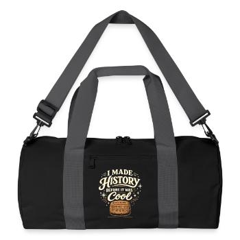Altes Mesopotamien, Sumerisches - Recycelte Duffel Bag - Schwarz/Graphitgrau - Vorne