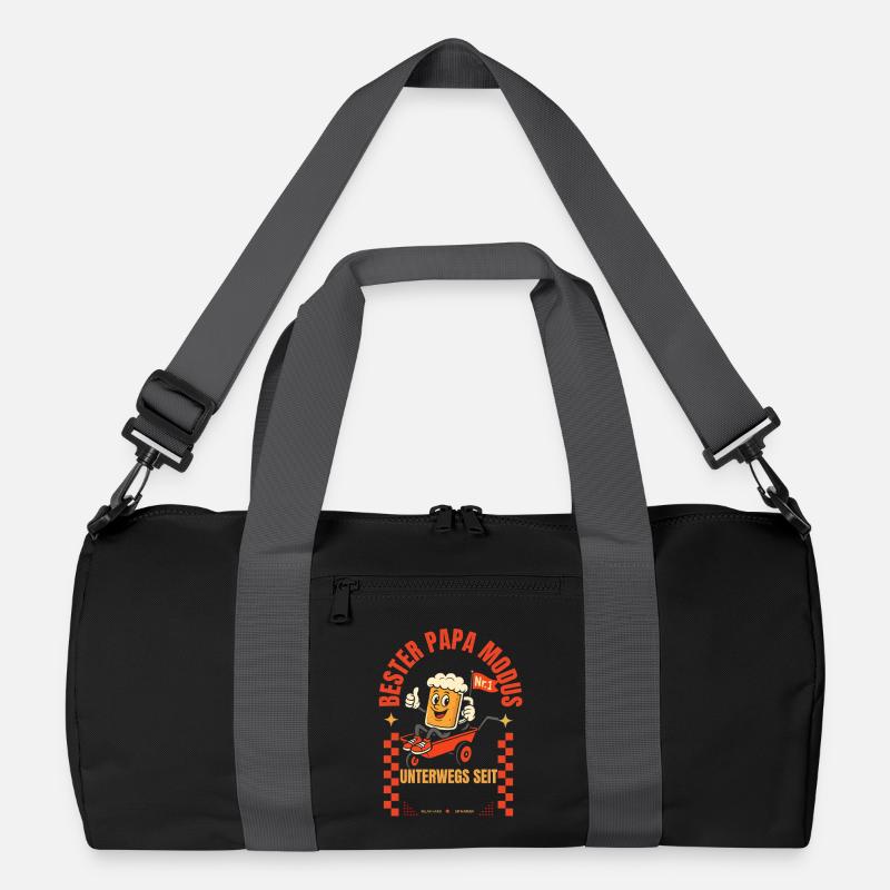 Bester Papa Bier Personalisiert Vatertagsgeschenk Recycelte Duffel Bag