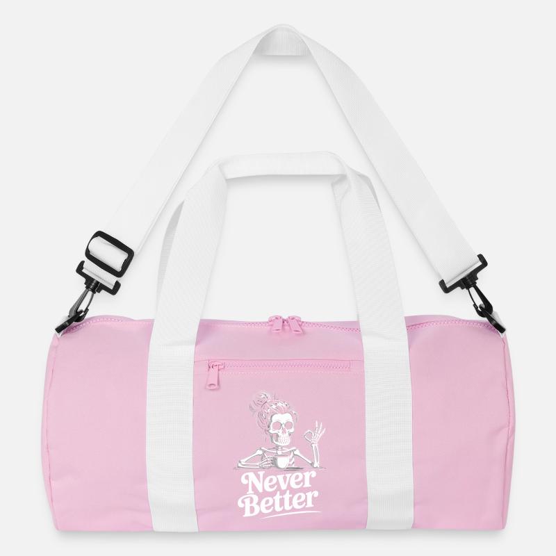 Kaffee, Kaffeetrinker, Kaffeetrinkerin, lustig Recycelte Duffel Bag