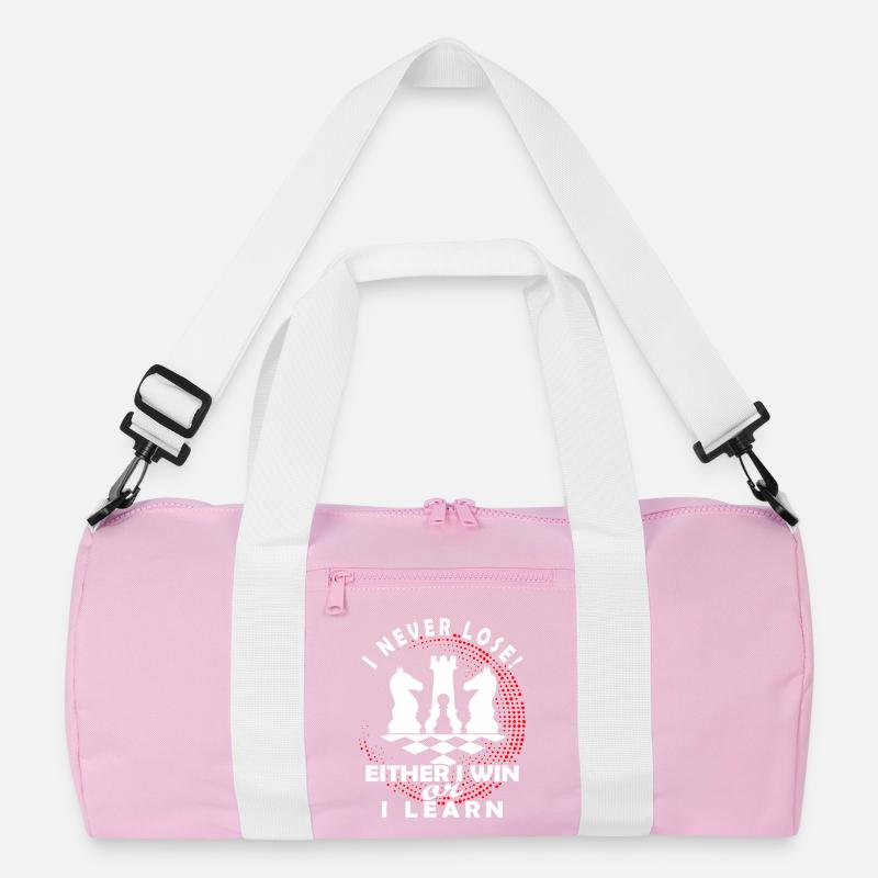 Schachmentalität: Gewinnen oder lernen Recycelte Duffel Bag
