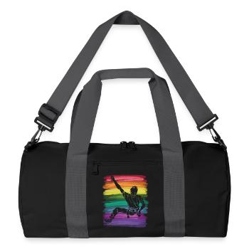 Boulderer Boulder Bouldering - Recycled Duffel Bag - black/graphite grey - Front