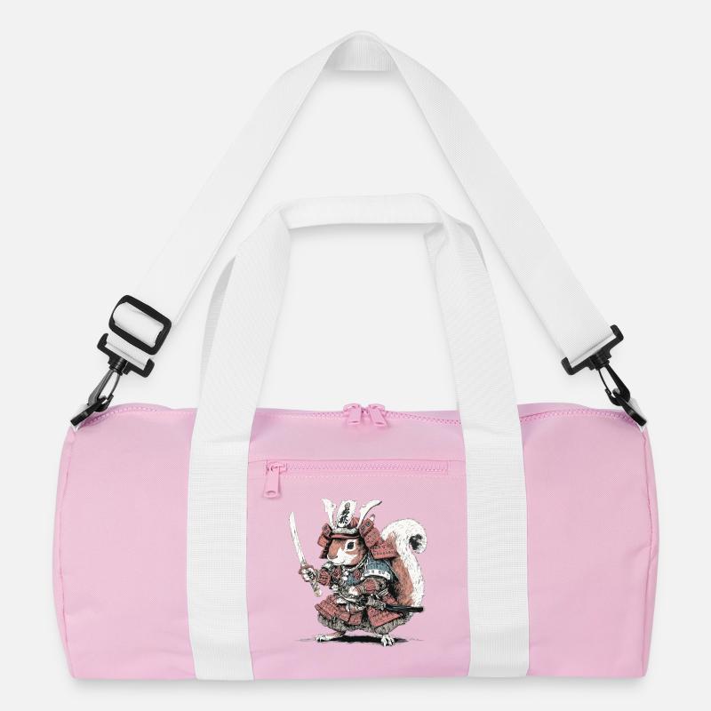 Squirrel Samurai Armor Recycled Duffel Bag