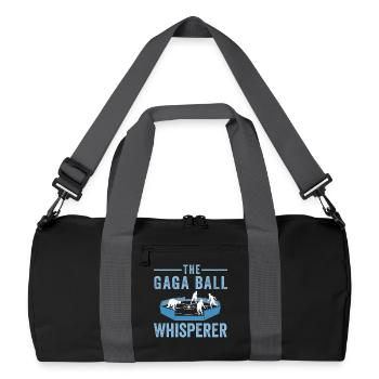 Le Chuchoteur du Bal Gaga - Sac de sport recyclé - noir/gris graphite - Devant