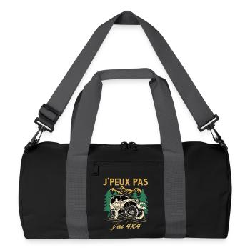J’Peux Pas J’ai 4x4 Humour Off Road Tout Terrain - Sac de sport recyclé - noir/gris graphite - Devant