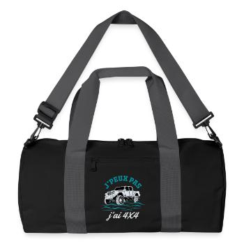 J’Peux Pas J’ai 4x4 Humour Off Road Tout Terrain - Sac de sport recyclé - noir/gris graphite - Devant