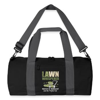 Lawn mower lawn (meadow) - Recycled Duffel Bag - black/graphite grey - Front